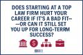 Does Starting at a Top Law Firm Hurt Your Career if It’s a Bad Fit—Or Can It Still Set You Up for Long-Term Success?